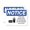 Signmission Food And Drink Area No Biohazards Sign, Vinyl Decal, 10in W x 7in L, 2PK OS-2PACK-NS-D-710-L-12814 - alternate 1